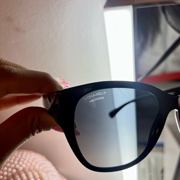 CHANEL POLARIZED BUTTERFLY SUNGLASSES - Picture 7 of 8